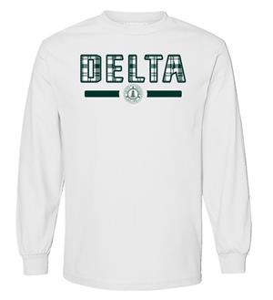 Long Sleeve Tee in Plaid - main view