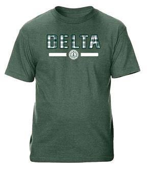 Short Sleeve Tee in Plaid - main view